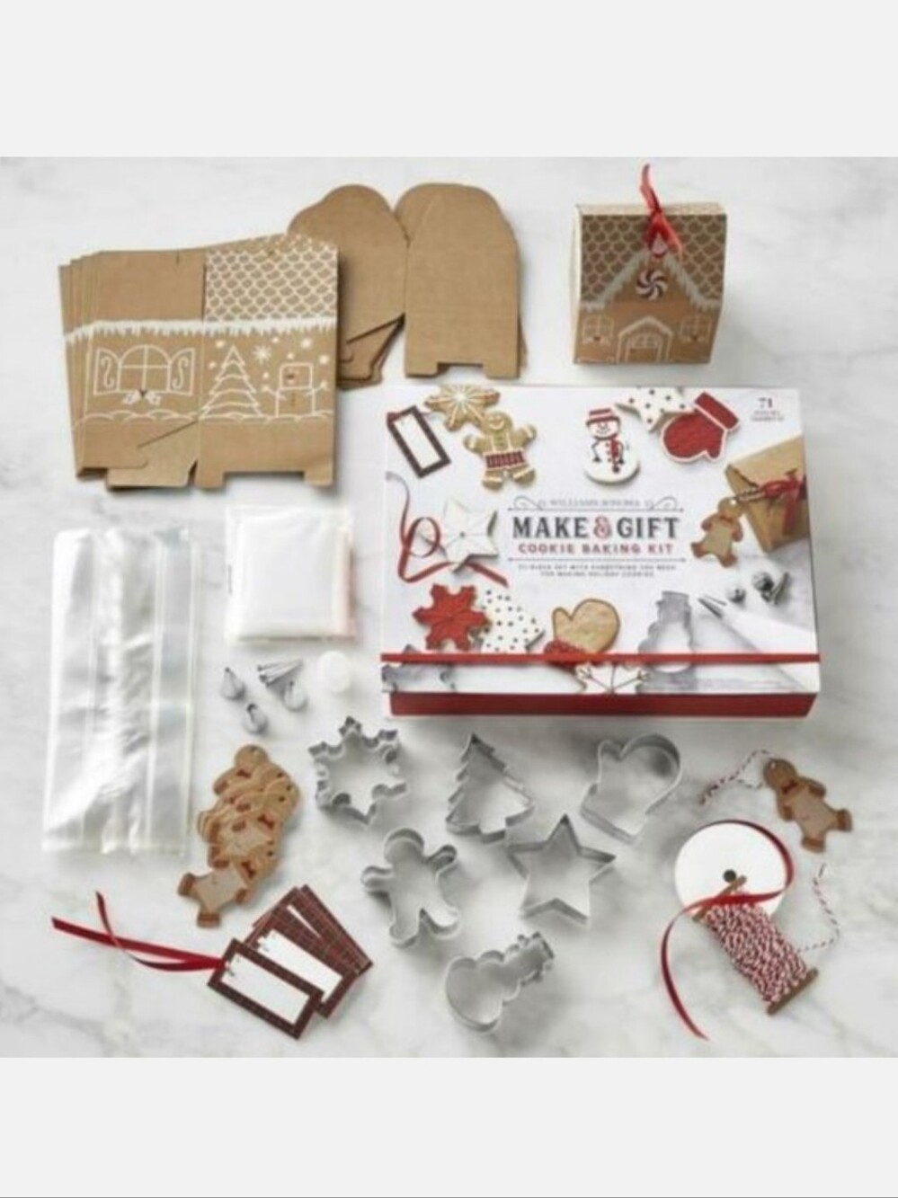 WILLIAMS SONOMA MAKE & GIFT COOKIE BAKING KIT